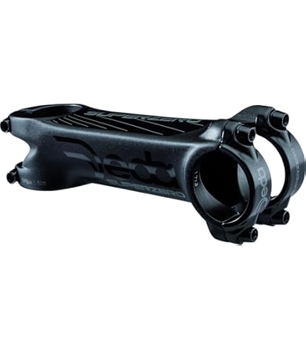 Potence Vélo Deda Elementi Logo – 80mm, Diamètre Guidon 26.0mm, Pivot 1-1/8″, Noir