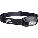 PETZL TIKKINA Far - Kompakt, Kullanımı Kolay 300 L&uuml;men Far, Y&uuml;r&uuml;y&uuml;ş, Tırmanma, Koşu ve Kamp i&ccedil;in Tasarlandı - Siyah