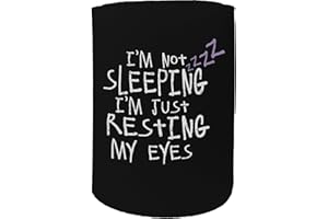123t Stubby Holder Stubbie Holders Cooler I'm Not Sleeping Funny Novelty Birthday Gift Joke Beer Can