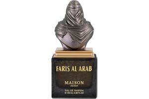 Maison Asrar Faris Al Arab Eau de Parfum, maskulin orientalisk doft för män, 100 ml
