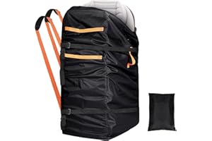 LIHAO Torba transportowa wózek dziecięcy samolot, czarny, 120x61x46cm (900D)