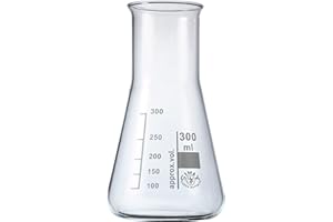 neoLab E-1070 Erlenmeyer-Kolben Weithals, 300 mL Simax (10-er Pack)