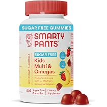 SmartyPants Kids Multivitamin Gummies, Sugar Free: Omega 3 (ALA ...