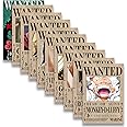 SoulAbiti One piece wanted posters | Post wano arc posters (13-inches X 19-inches 400 GSM) thin double sided tape for easy mounting | Luffy gear 5 wanted poster | One piece post wano wanted posters