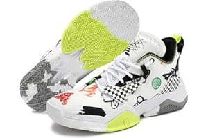 ASHION Basketball Schuhe Herren Sneakers Anti-Skid Atmungsaktiv Outdoor Sportschuhe