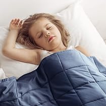 Buy EXQ Home Toddler Weighted Blanket for Kids 5 pounds(36''x48'') Heavy  Blanket Navy Blue Super Soft Tranquility Blanket Glass Beads, 100% Cotton  Organic(5lbs,36''x48'',Throw Size) Online at Low Prices in India - Amazon.in