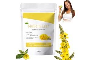 BIUBIULOVE Té De Hojas De Gordolobo, Bolsitas De Té De Gordolobo Para Limpiar Pulmones Y Vías Respiratorias, Mixto De Hojas De Gordoloo, Hecho Con Hjas De Gordolbo (1 pieza)