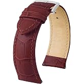 18mm-20mm-22mm-24mm Watch Compatible Crocodile Model Leather Watch Cord Strap