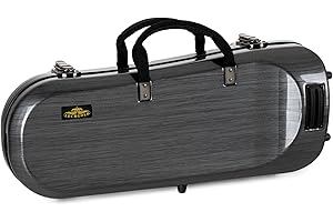 Lechgold Deluxe Koffer für Trompete - Stabiles Formetui für alle gängigen Bb-Trompeten mit Perinet-Ventilen - Thermopolsterung für Instrument und Mundstück - Rucksackgarnitur - Coole Carbon-Optik