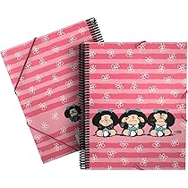 Archivador De 4 Anillas Con Solapa A4 - Incluye Recambio De 100 Hojas Y 4 Separadores - Cierre De Gomas, Colección Diverse North Polar - Grafoplás