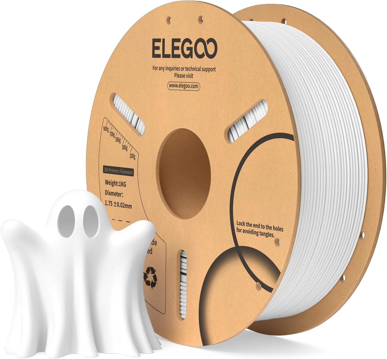 Avis d'Expert & Test Approfondi : ELEGOO Filamento PLA 1 75 1KG Blanco Precisi (Sélection)