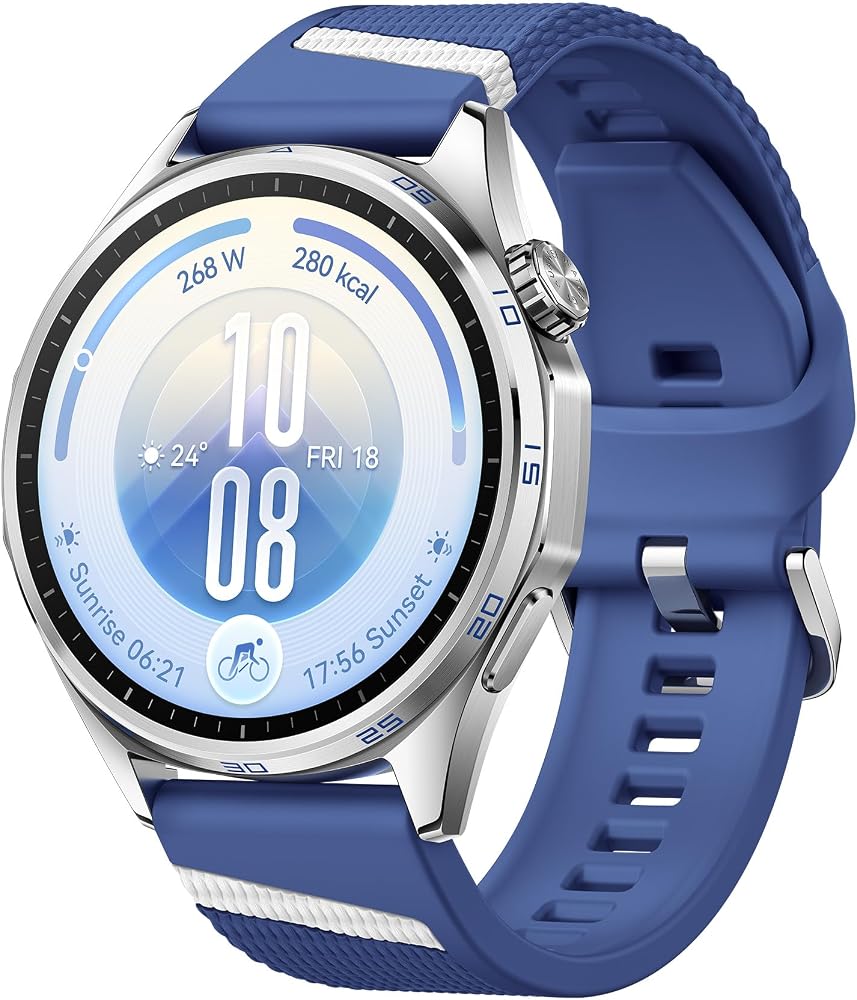 HUAWEI WATCH GT 7 46mm Akıllı Saat, 21 Güne Varan Pil Ömrü, Mavi | NFC Ödeme Özellikli Akıllı Saat, Gelişmiş Kayak Modları, Antrenman Hazırlık Durumu ve Kalp Atış Hızı Takibi