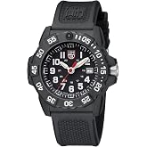 Luminox Navy Seal XS.3501.F Men's Watch 45mm - Dive Watch 200m Waterproof, Black, Sports in Black Date Function