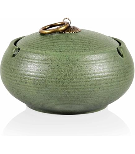 Cendrier Portable En Verre Avec Motif Tête De Mort