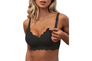 As Fairy Still-BHS zum Stillen, Kabelloser Nahtloser Schwangerschafts-BH Ultra Komfort Schwangerschafts Schlaf Bralette für Frauen