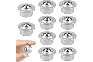 LEZED 10 Piezas Brida De Transferencia, Unidad De Transferencia De Bola Rodamientos, para Sistemas De Entrega, Sistemas De Alimentación, Sistemas De Procesamiento y Similares(Soporte De Carga De 15Kg)