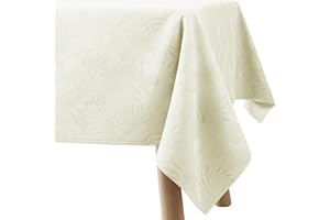 ‎FILUMI Filumi Tischdecke 150x350 cm Creme Abwaschbar Für Indoor Outdoor Monsteramuster Eris