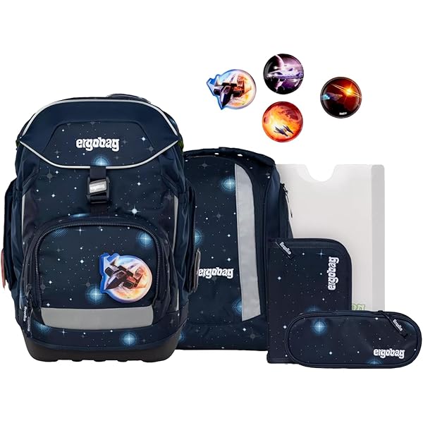 Ergobag Zaino Scuola Ergonomico 6 Pezzi - Set Prima Elementare Con Astuccio - Foto 5