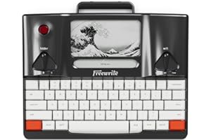 Astrohaus Freewrite Machine à écrire Intelligente 3e génération, Outil d'écriture sans Distraction avec écran d'encre E frontéclairé, Clavier mécanique et synchronisation Wi-FI Cloud