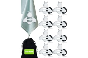A aBlumen 8 Stück Tischdeckenbeschwerer für Draußen Magnete für Tischdecken Extra Schwer Tischdecken Beschwerer für Draußen Party Camping Hochzeit Garten Picknick (Bienen)