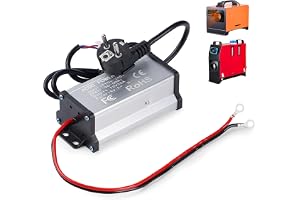230 V till 12 V strömadapter, strömtransformator för 5 kW 8 kW dieselluftsuppvärmning, för husvagn, husbil, garage eller inomhus