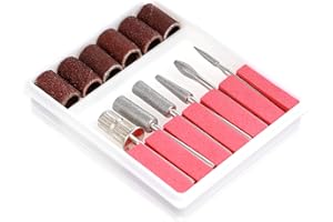 PSYQTSUARY Nagelfräser für Gelnägel Acrylnägel Oder Naturnägel Professioneller Diamant Bits für Nagelfräser Nagelfräser Aufsätze Zubehör Schleifkörper Set für Maniküre Nagelpflege Nagel-Bits für Nagelbohrer