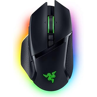 Razer Basilisk V3 Pro Smartchoice Ergonomic Wireless Gaming Mouse, HyperSpeed & Bluetooth, 30K DPI Sensor, 13 Programmable Buttons, RGB Lighting, Hype