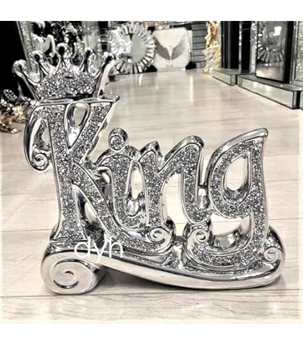 Ornaent bling crushed diaond gift | Crystallized XXL HOE letters