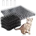 Dissuasore per Gatti, 12 Pezzi Repellente in Plastica, 15.2 x 22 cm, Adatto per Prato Giardino Interno Esterno