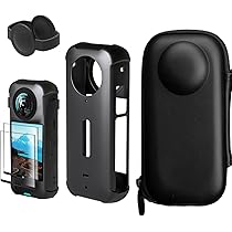 Kit Accesorios Para Cámara Insta360 X3 - Protector Lente, Pantalla, Tapa Y Soporte