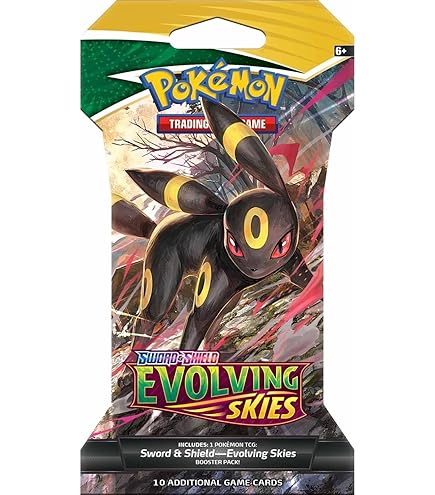 Pokémon TCG: Sword & Shield 7: Evolving Skies Booster Pack Toys & Games