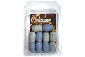 LegendGames 28mm scale Resin Barrel Set - Sealed Barrels Set 1 - contains 10 barrels.