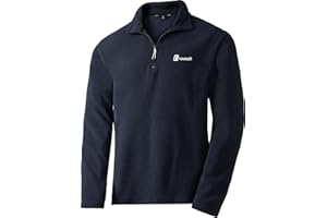 Reusch Fleeceshirt mit Zipper, leichtes-Longsleeve für Damen und Herren, Zip-Shirt aus ultraleichtem Stoff, warmes Funktionsshirt, ideal für Outdoor-Sport, Gr. S-XL