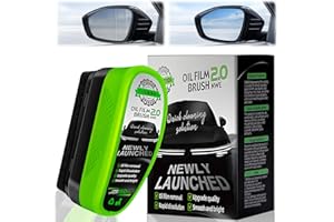 NATURAS AUTHERIC 150ml Oil Film Cleaning Brush, Glass Cleaning Board, Car Window Cleaner Automotive Oil Film Remover, Car Windscreen Cleaner for Windshield Remove Stain