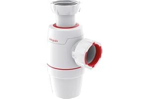 Wirquin 30722152 Siphon lavabo Néo D32 zéro fuite, blanc