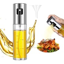 Spray Huile Cuisine 2-en-1 Euqvunn - Vaporisateur Huile Olive Et Verseur 580ml
