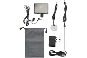 LUQEEG Detección de Fugas de Agua,Monitor de Fugas de Tuberías de Agua Subterránea, Sonda Doble,Intensificador de Sonido Mejorado de Alta Resistencia,Detector de Fugas de Tuberías de