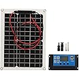 300W Solar Panel Kit, with 50A 12V/24V PWM Controller, IP67 Waterproof High Efficiency Solar Panel for Home, Camping, Boat, RV and Other Off Grid Applications