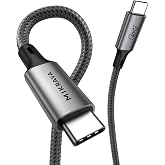 USB 4.0 40GBPS USB C Veri Kablosu, 240W USB C Şarj Kablosu, 8K@60hz 4K@240Hz 2K@360Hz Thunderbolt 4 G&ouml;r&uuml;nt&uuml; Kablosu, MacBook,