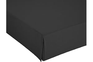 M MILYUNATELAS MILYUNATELAS - Cubre Canapé Sue - Color Negro - Medida 135x190/200 cm - Lavable - Fabricado en España