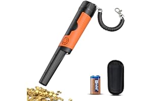 SUNPOW Pinpointer Metalldetektor för Vuxna och Barn, Vattentät Pin Pointer Metalldetektor - Mycket Känslig 360° Detektion - L