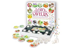 Distrifun (Sento)- Jeu olfactif Loto des Saveurs, 107, Multi, Taille Unique