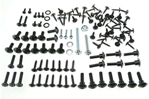 Tech-Parts-Koeln Verkleidungsschrauben Gilera Runner 50 Set Schrauben Verkleidung schwarz 118 Stk.