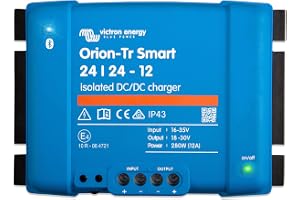 Victron Energy Orion-Tr Smart 24/24-Volt 12-amp 280-Watt DC-DC-Laddare, Isolerad (Bluetooth)