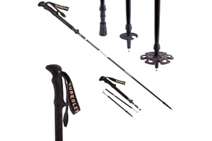 ‎SUPERLETIC SUPERLETIC Wanderstöcke, Nordic Walking Stöcke Damen & Herren, Leichter Stock, Trekkingstöcke mit Korkgriff, Wanderstöcke Carbon, Wanderstöcke Teleskop, Walking Stöcke Verstellbar, Wandern Zubehör