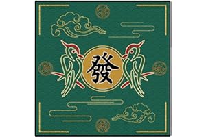 Dianzan Tapis De Mahjong Pliable Antidérapant, Tapis De Table De Mahjong À Réduction De Bruit pour Jeux De Société Décoration