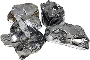 Karelian Heritage Elite Noble Shungite Crystal | Elite Shungite Stone for Water | Elite Shungite Grounding Crystal | Shungite Stone Crystal for Reiki, Mediation, Chakra Balancing