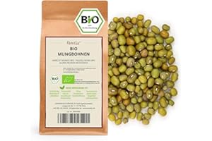 ‎KAMELUR Kamelur Bio Mungbohnen keimfähig - 2,5kg - getrocknete Mungobohnen Bio ohne Zusätze