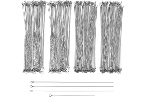 SUPERFINDINGS 100 stycken 8,7 16 cm rostfritt ståltrådsspinnarstång för tillverkning av fiskedrag