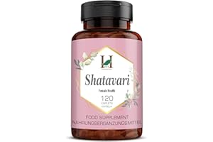 H&C HERBAL INGREDIENTS EXPERT H&C Shatavari Caplets/Tablets (Asparagus Racemosus) - 750mg, 120 Caplets | Women Health Supplement